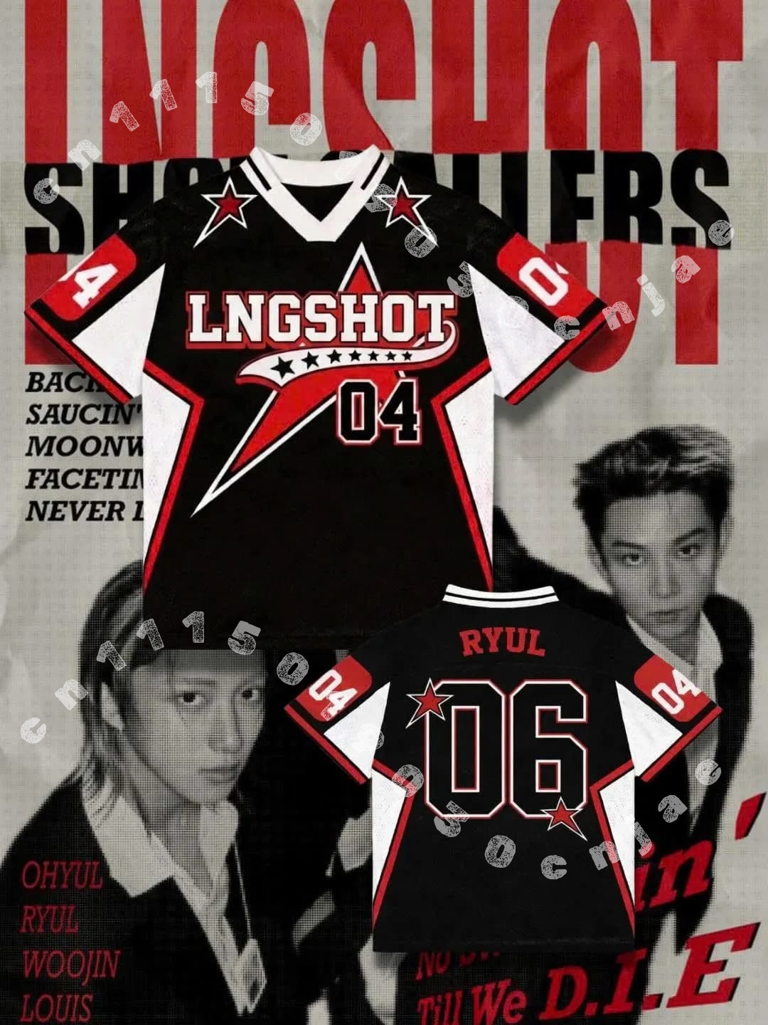 Street Fashion Kpop - Kpop Grubu Futbol Forması Fanlar İçin