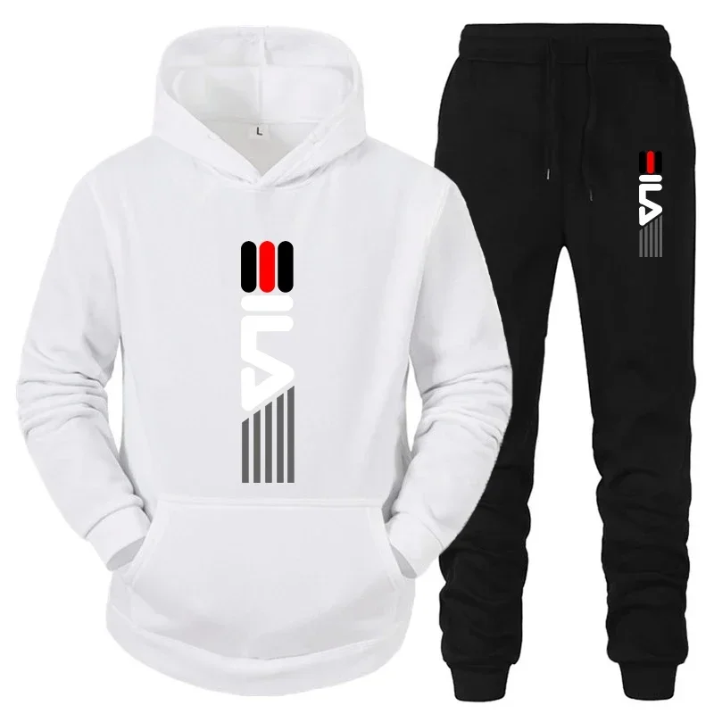 Street Fashion For Man - Erkek Eşofman Kapşonlu Sweatshirt + Eşofman