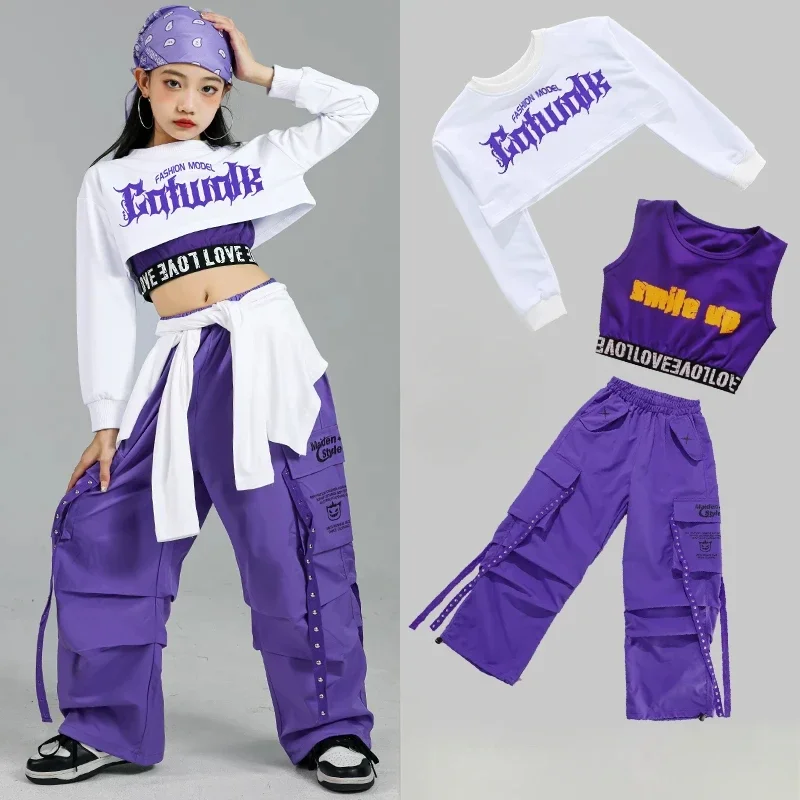 Street Fashion Kpop - Çocuk Sokak Dansı Kıyafetleri Çocuklar Sokak