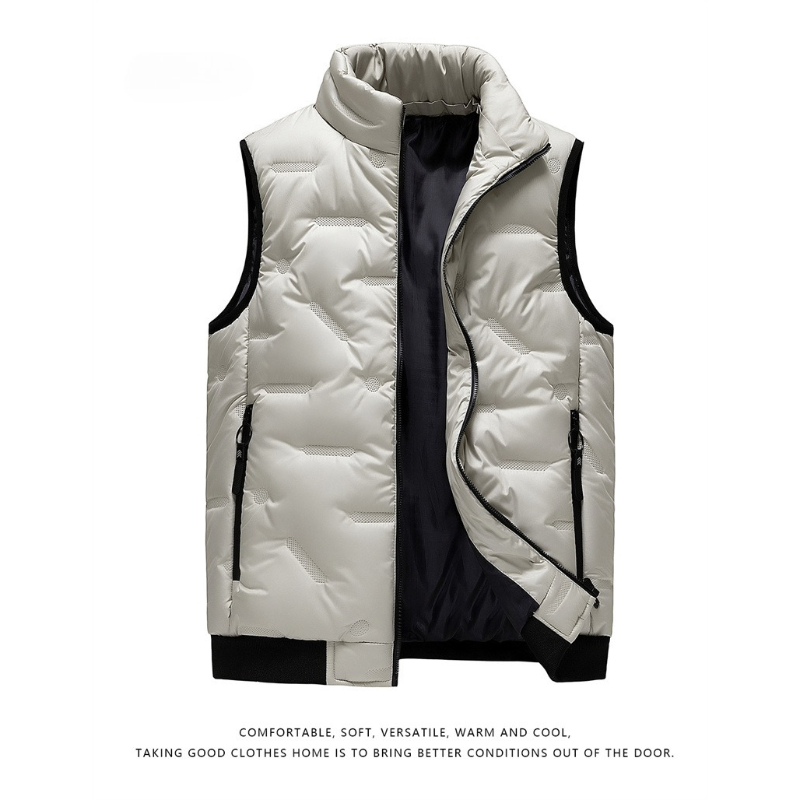 Puffer Vest Padded - Kışlık Sıcak Erkek Kolsuz Parka Kalın