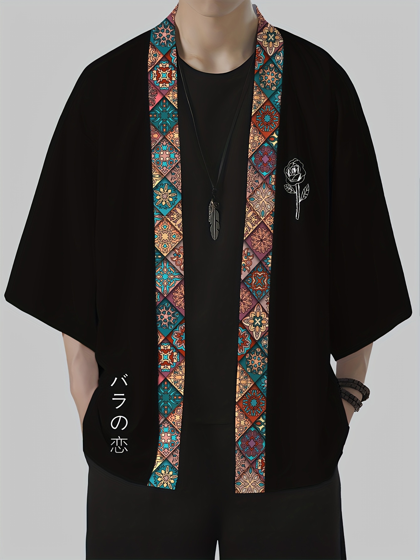 Street Fashion Designers - 2026 Yaz Erkek Kimono 3D Baskılı
