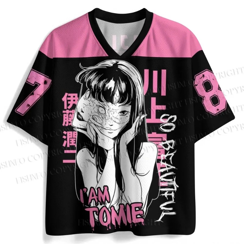 Street Fashion In Japan - Y2K Junji Ito Tomie Kawakami Jersey
