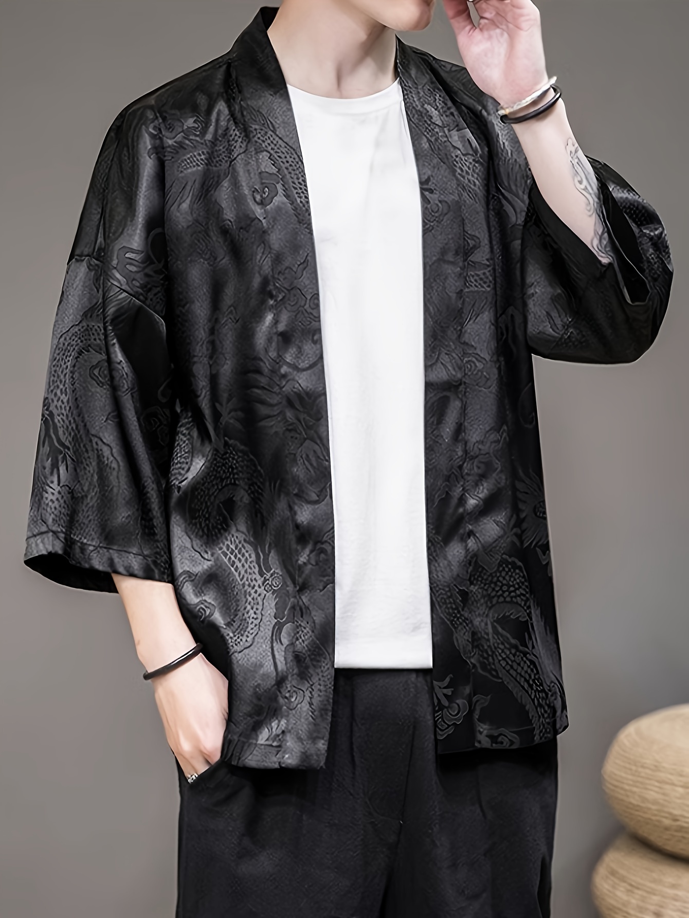 Street Fashion Designers - 2026 Yaz Erkek Kimono 3D Baskılı