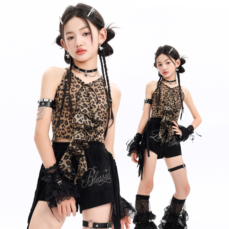 Street Fashion Kpop - Moda Kızlar Caz Dans Kostümleri Grup