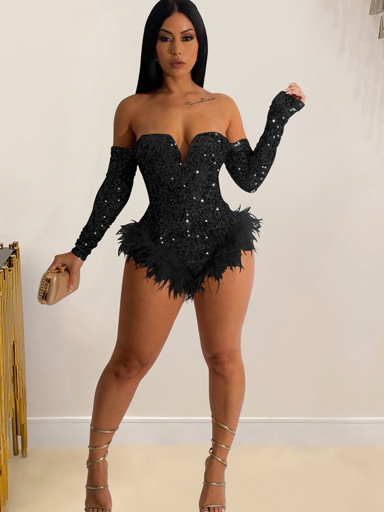 Moda Seksi Tek Renk Payetli Tu - Street Fashion Online incelemesi ve fiyatı