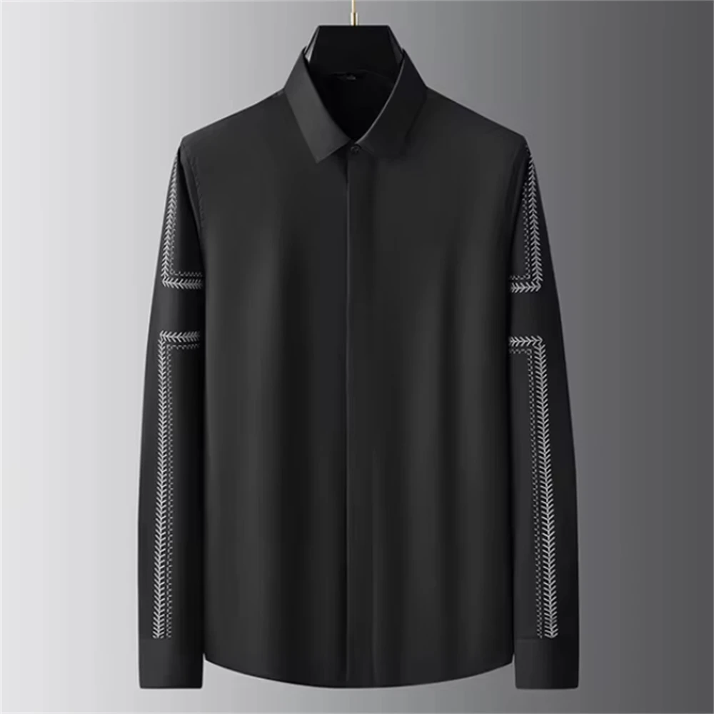 Lüks temel gömlek erkek uzun k - Street Fashion Style incelemesi ve fiyatı