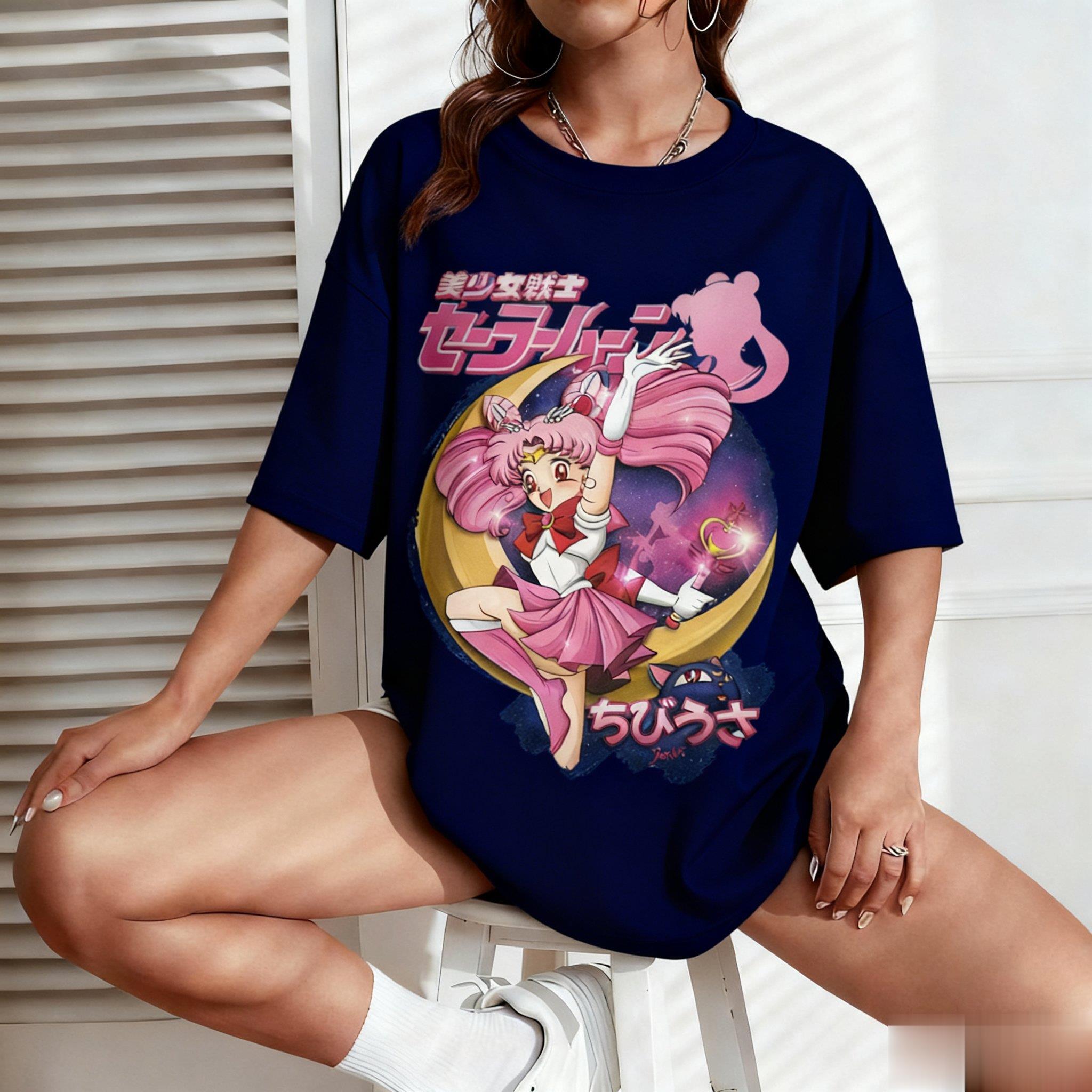 Sailor Moon Anime Baskı Erkek  - Street Fashion In Japan incelemesi ve fiyatı