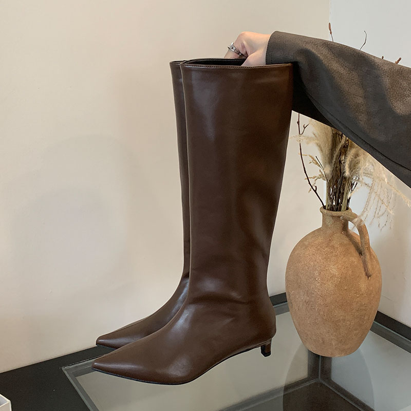 Moda Sivri Burunlu Diz Üstü Çi - Street Fashion Luxury incelemesi ve fiyatı