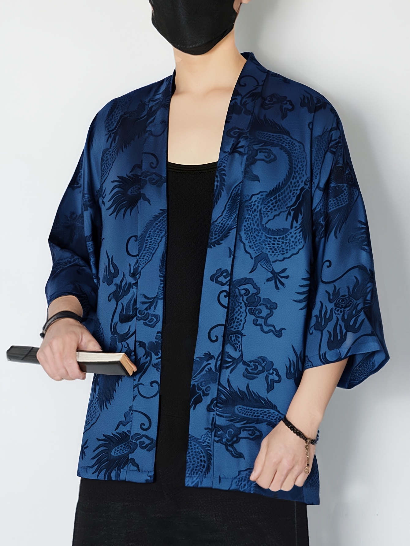 2026 Yaz Erkek Kimono 3D Baskı - Street Fashion Designers incelemesi ve fiyatı