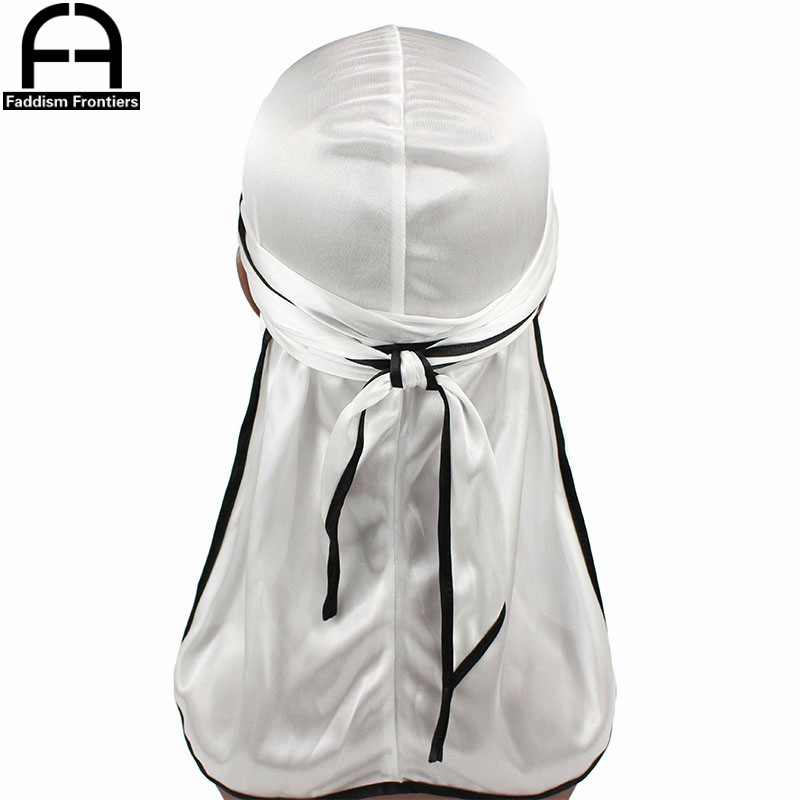 Yeni moda erkek saten Durags B - Street Fashion Hats incelemesi ve fiyatı