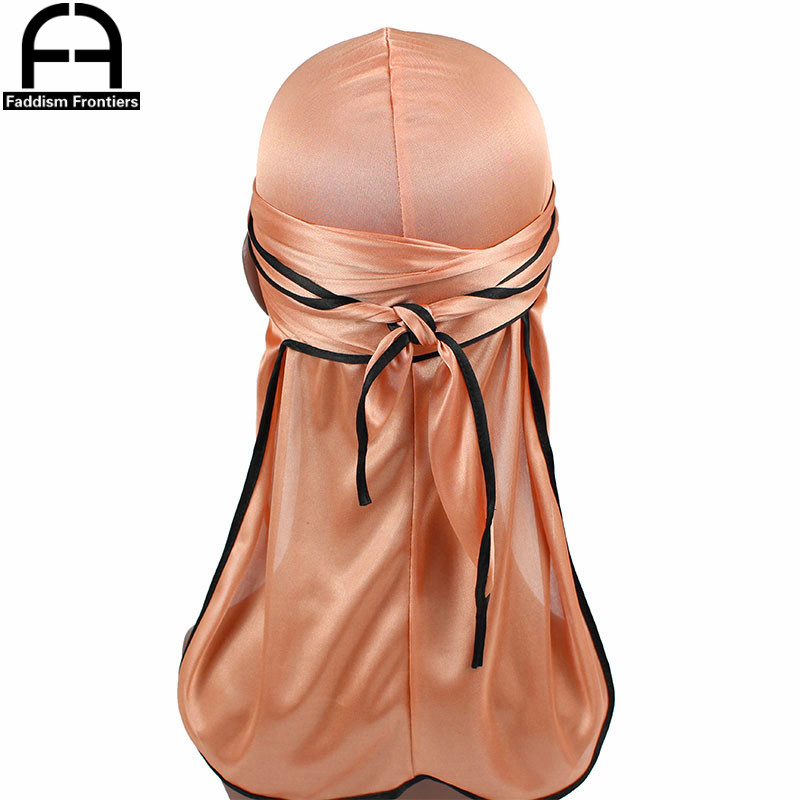 Yeni moda erkek saten Durags B - Street Fashion Hats incelemesi ve fiyatı
