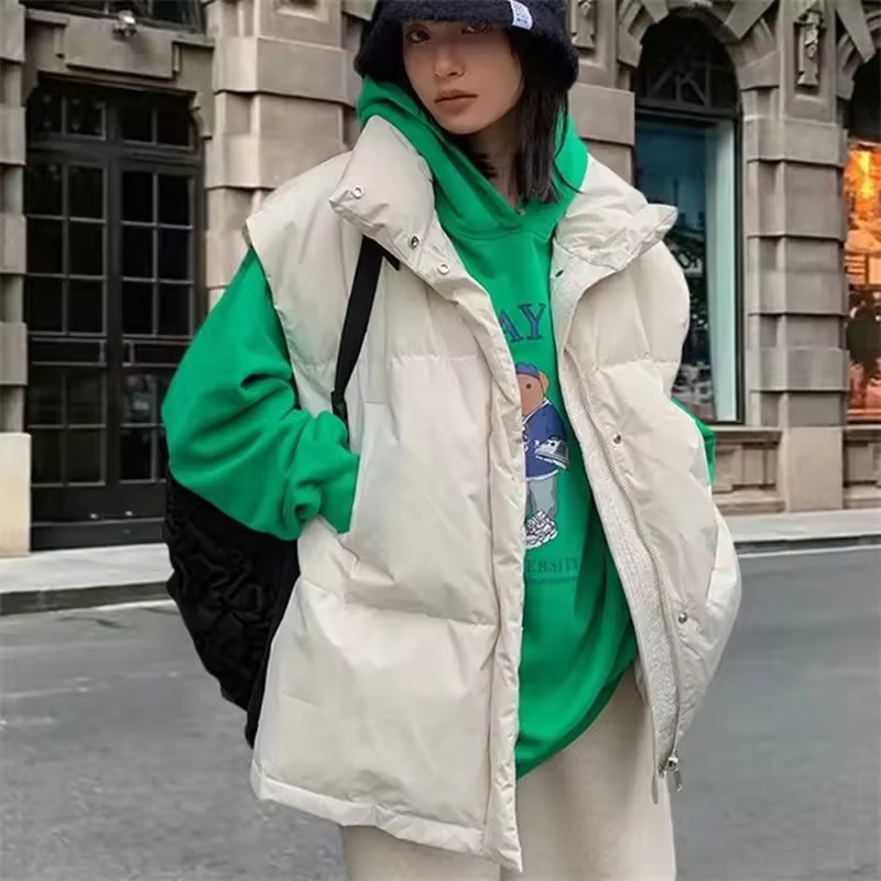 2025 Yeni Kore Kış Yelek Ceket - Puffer Vest Padded incelemesi ve fiyatı