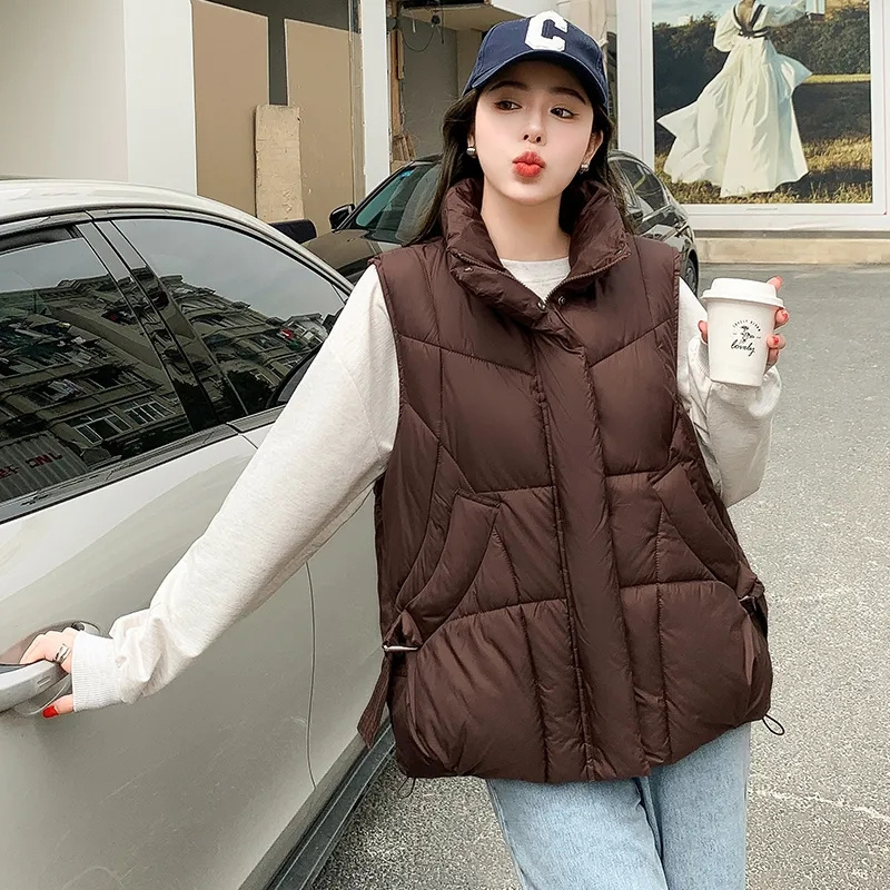 2024 yeni kore kadınlar kış ki - Puffer Vest Padded incelemesi ve fiyatı