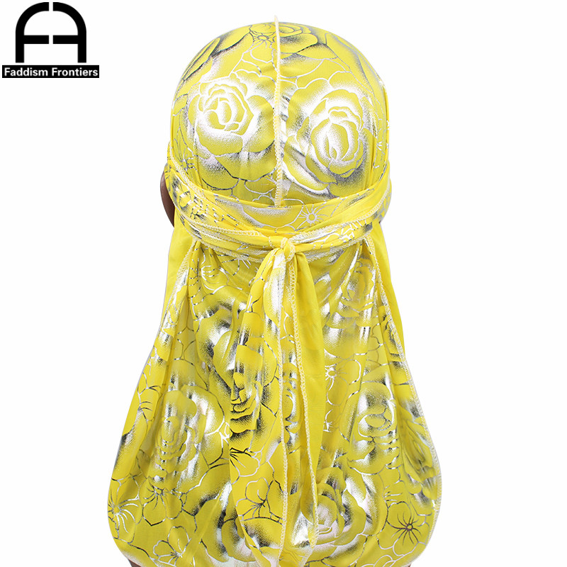 Özel erkek baskı ipeksi Durags - Street Fashion Hats incelemesi ve fiyatı